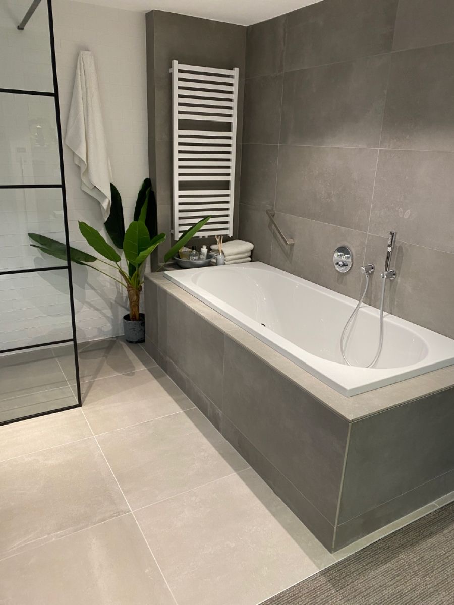 Pose baignoire îlot