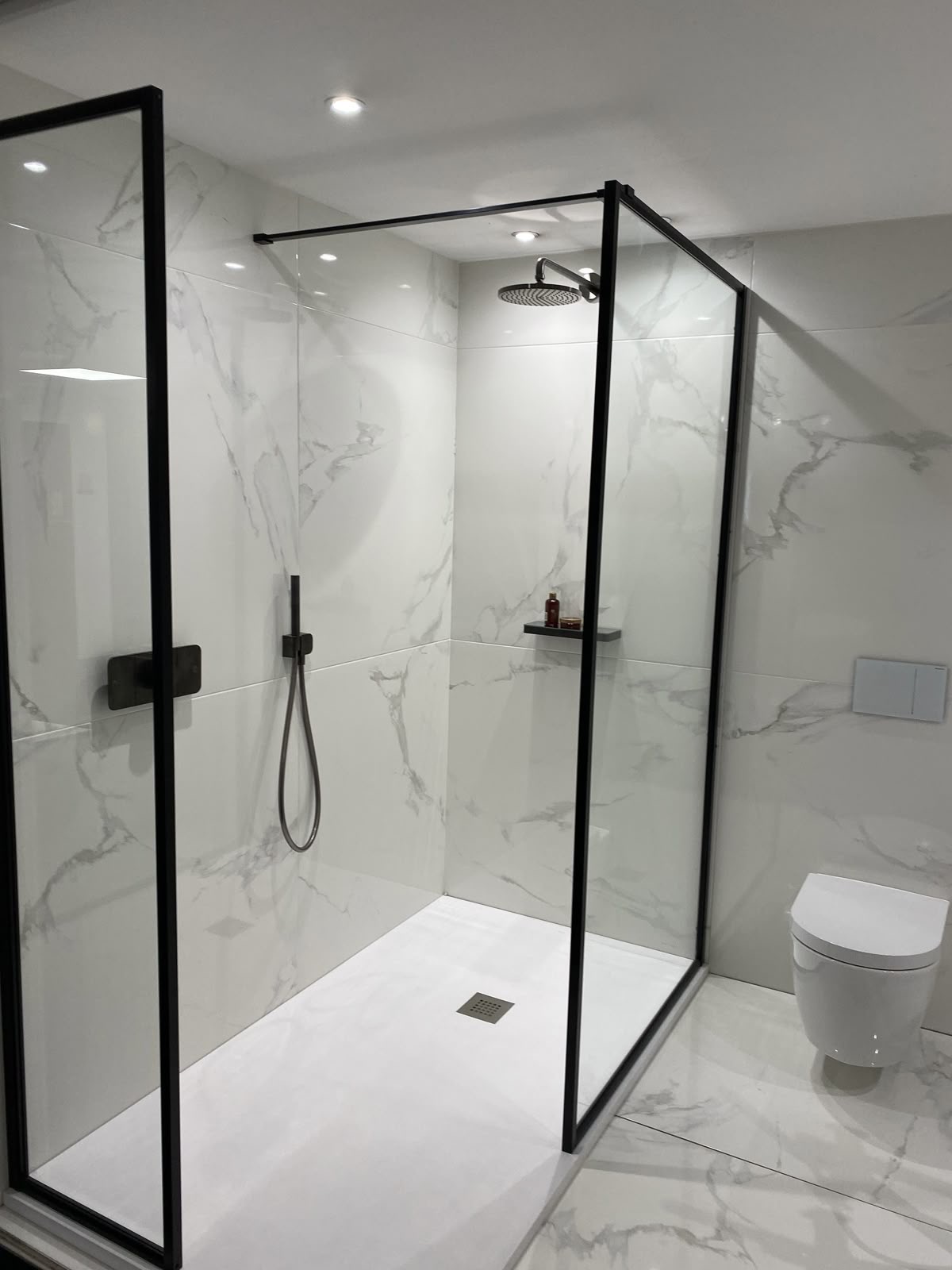Installation douche à l'italienne